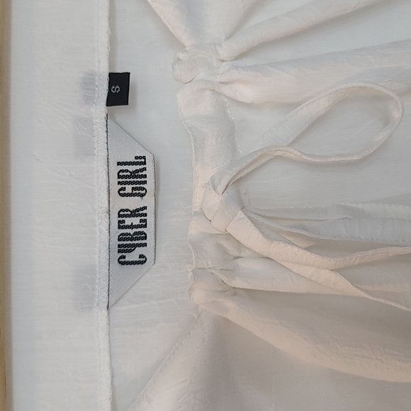 Vintage Y2K Cyber Girl lace and Crepe peasant top hippie boho festival - Picture 4 of 7